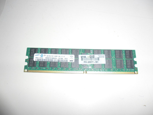 Memoria Servidor 4gb 2rx4 Pc2-6400p Hp P/n: 499277-061  (m2)