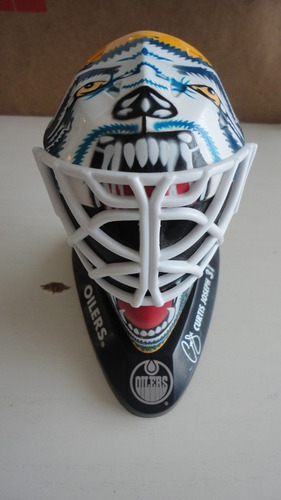 Mascara Hockey Tipo Siberian Perro Pedestal Casco Curtis Hus