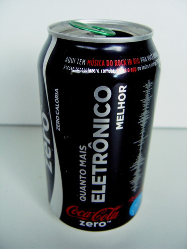 Lata Coca Cola Zero Quanto Mais Eletrônico Melhor