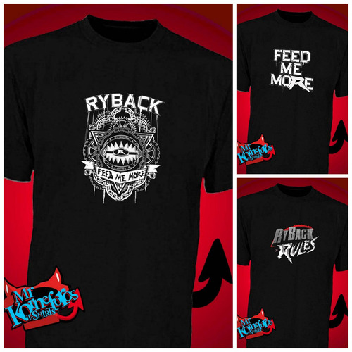 Remeras Ryback Estampado Transfer! Lucha Libre