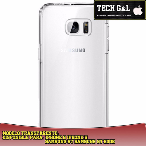 Carcasa Case Protector Transparente Para Samsung S7