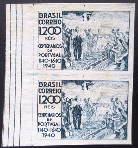 B5496 Brasil Comemorativo Sem Denteação Nº 162 Par N