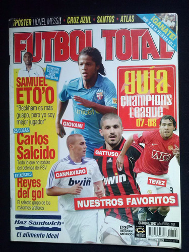 Futbol Total Octubre 2007 N° 104