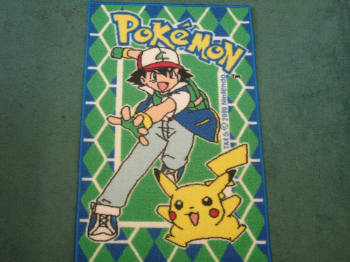 Alfombras Carpetas Infantiles Pokemon Pikachu Oferta