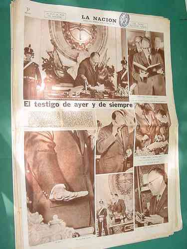 Diario La Nacion 13oct63 Arturo Illia Judy Garland Andorra