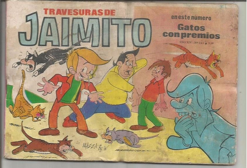 Revista / Travesuras De Jaimito / Nº 143 / Gatos Conpremios
