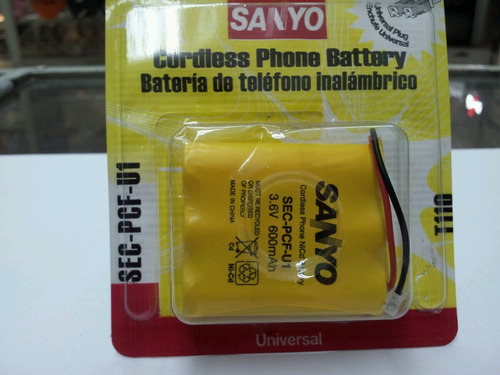 Bateria Para Teléfono Inalámbrico 3,6v 600mah Conector Unive