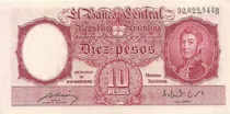Comprar Billete 10 Pesos Moneda Nacional Año 1951 Bottero 1941 Ex+