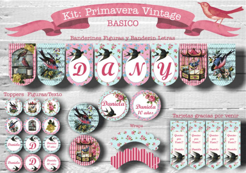 Kit Primavera Vintage