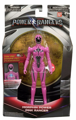 Power Rangers Mighty Morphin Movie - Ranger Pink 18 Cm - Luz