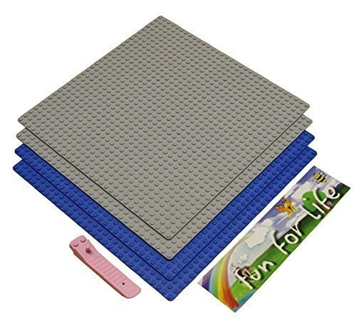 Base Compatible Con Lego 25x25 4 Uni. +separador De Fichas