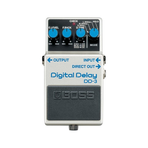 Pedal Para Guitarra Boss Dd-3 Branco Efeito Digital Delay