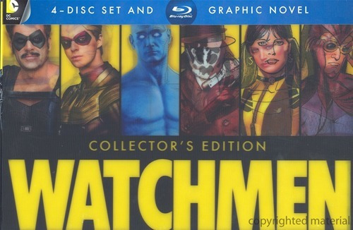 Blu-ray Watchmen Ultimate Cut + Graphic Novel / 4 Discos