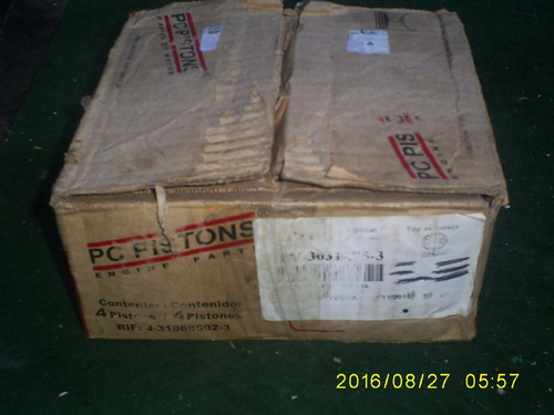 Jgo Pisto 030 Laser 96 1.6 , 78mm , Aceitero Grueso,cop Fino