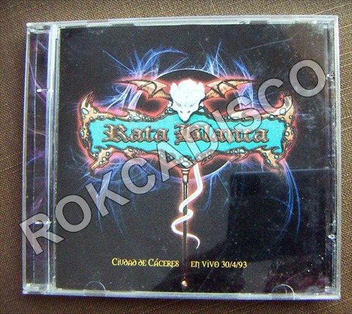 Cd, Rata Blanca, Ciudad Caceres En Vivo 10/4/93