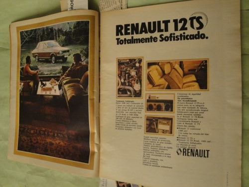 Publicidad Renault 12 Ts Año 1976