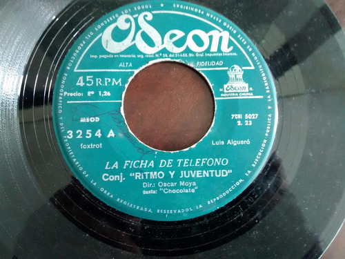 Vinilo Single De Ritmo Y Juventud - Recuerdame ( C44 (Usado)