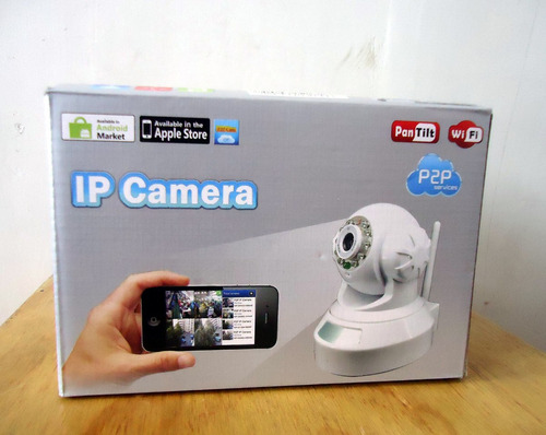 Cámara Seguridad Ip Wifi Robotizada Visión Nocturna Sd Card