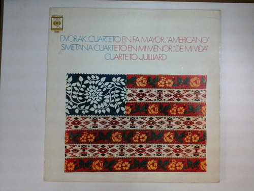 Vinilo 0414 - Dvorak: Cuarteto Americano / Smetana: Cuarteto