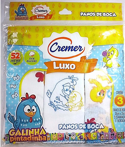 Toalhinha Paninho De Boca Galinha Pintadinha Cremer