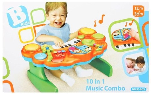 Mesa Didactica Instrumentos Musicales Blue Box 10 En 1