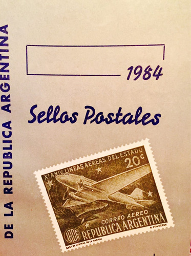 Catálogo Sellos Postales De Argentina 1857 - 1984