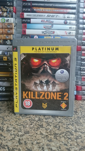 Killzone 2 Platinum Edition Ps3 Midia Fisica-frete R$10 (Usado)