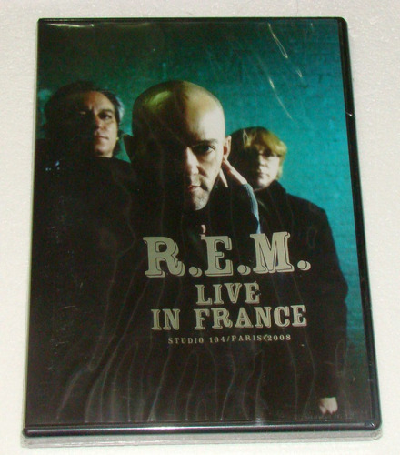 R.e.m Live In France 2008 Dvd Nuevo Sellado / Kktus