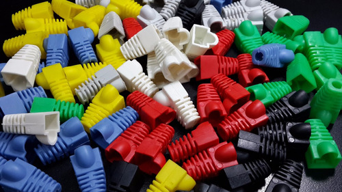 Capuchones Rj45 Colores Bolsa X 100 U - ¡stock En Palermo!