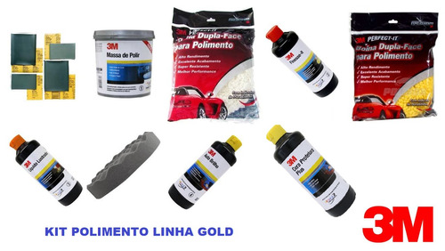 Kit De Polimento Profissional Linha Gold 3m