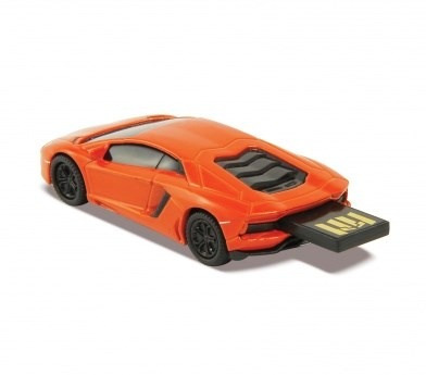 Usb 16 Gb Lamborghini Aventador Lp700-4 Naranja Tecnoideas