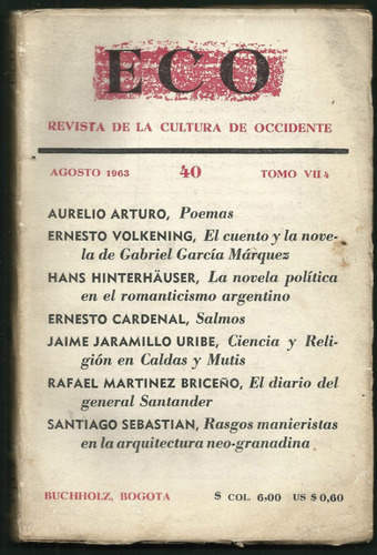 Eco: Revista De La Cultura De Occidente. Nº 40.