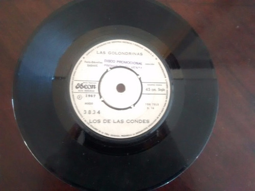 Vinilo  Single De Los De Las Condes - La Sequia   - ( R73