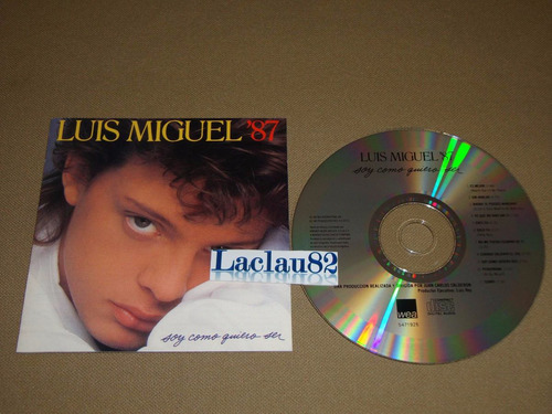 Luis Miguel 87 Soy Como Quiero Ser 1987 Wea Cd