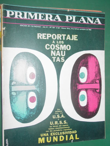 Revista Primera Plana 158 Espacio Espacial Cosmonautas