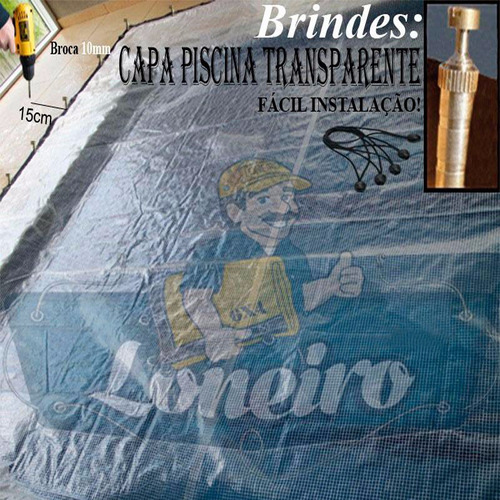 Capa Para Piscina Transparente 15x10 M Proteção De Segurança