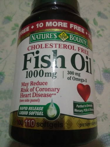 Fish Oil 1000mg (110 Pastillas)