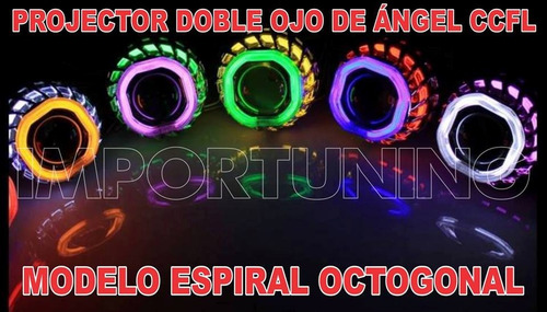 Imagen 5 de 6 de Ojo De Angel Con Luz Diablo + Foco Hid Philips - Solo Venta