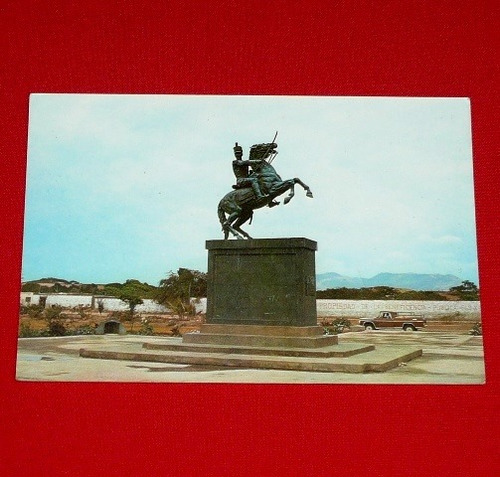 Antigua Postal Monumento José Andrés Rázuri San Pedro D Lloc