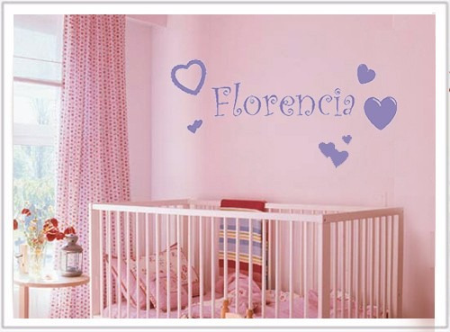 Imagen 4 de 9 de Tu Nombre En Vinilo | 100x25cm | Decorativo | Vinilo Design
