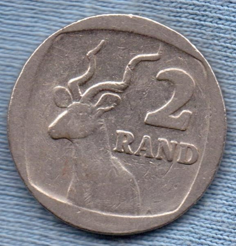 Sudafrica 2 Rand 1991 * Gacela Saltarina *