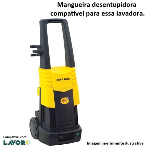 Mangueira Desentupidora Trama De Aço Lavor Best 2000 - 05mts