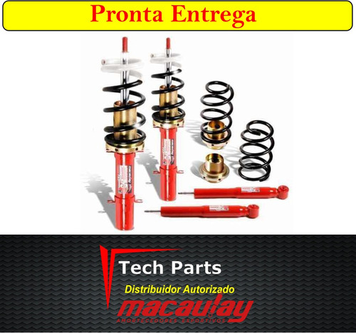 Kit Suspensão Regulável Rosca Macaulay Corsa Wind 1.0