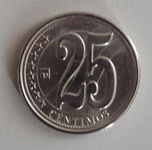 Moneda Venezuela 25 Céntimos 2010 Conmemorativa 200 Años Unc