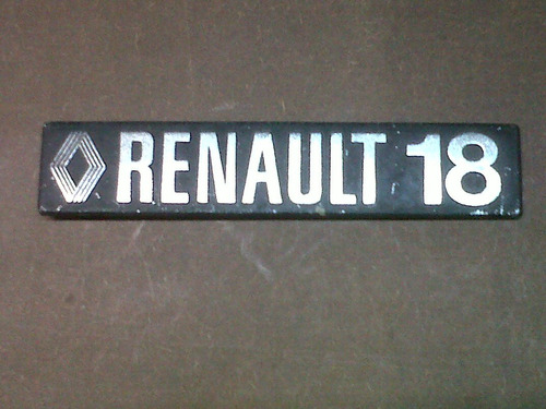 Renault 18 Insignia Nueva De Epoca, Ultima De Stock C/detall