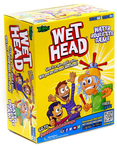 Wet Head Desafio Agua Juego Sombrero Ruleta Tv Ink Educando