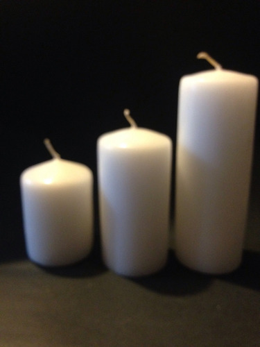 Cirio 6x10 Cm Con 5 Piezas Blanco