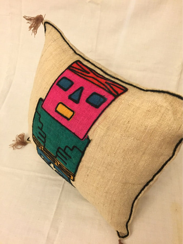 Funda De Almohadón De Pura Lana Artesanal Salteña
