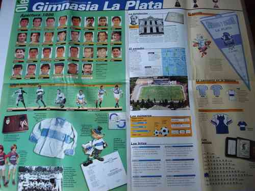 Ficha De Gimnasia De La Plata - Ole 1996 -fotos Jugadores,