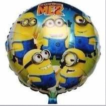 Globos Metalizados Minions, Frozen, Dra. Juguete, Y +. X 6.